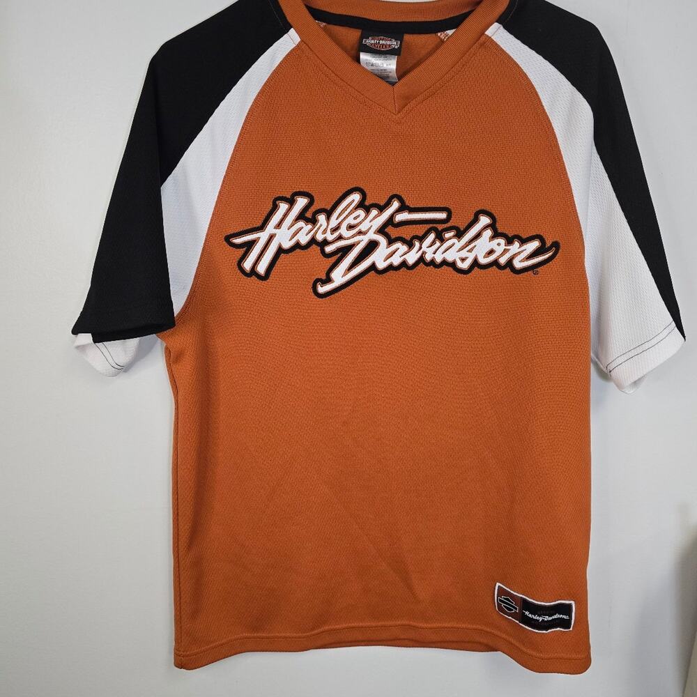 Harley-Davidson woman's Orange jersey sz large